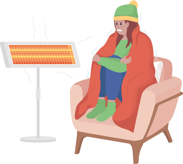 冷姑娘在暖气灯半平色字图片下载