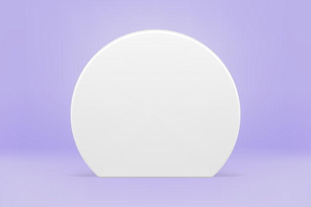 逼真的白色垂直墙宣传显示图片下载