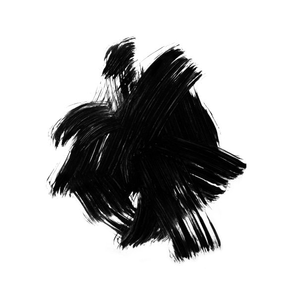 油彩刷在白色背景上孤立的笔触手绘丙烯漆刷黑色刷在垃圾背景上孤立的笔触图片下载