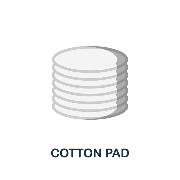 棉垫平面图标彩色元素标志图片下载