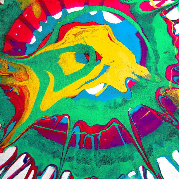 喷绘旋转喷绘彩色背景凌乱喷绘图形图片下载