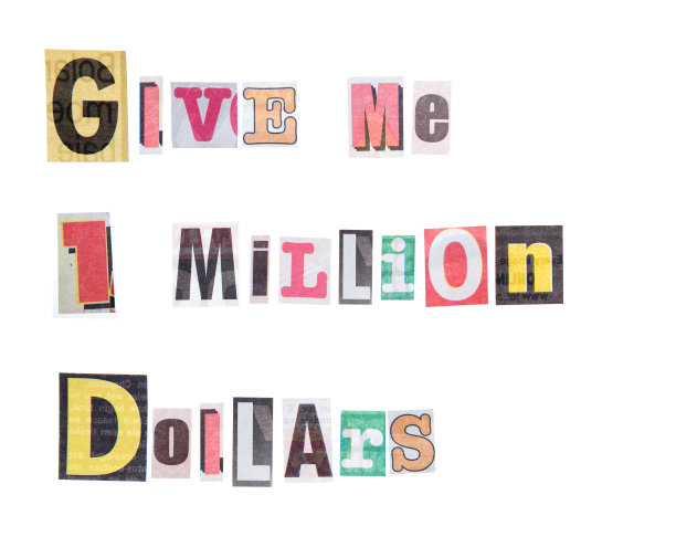 勒索信上写着:给我100万美元图片下载