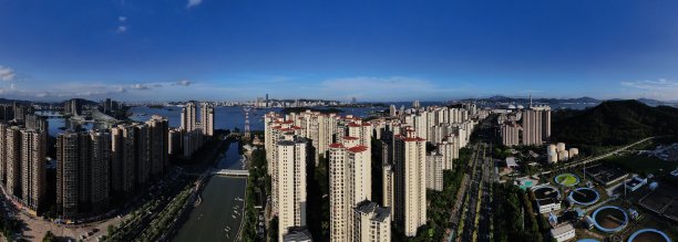 厦门海滨景观，福建，全景图片下载