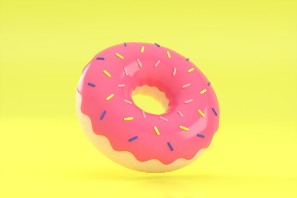 抽象的甜甜圈背景图片下载