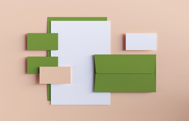 品牌媒体，企业商业身份模型图片下载