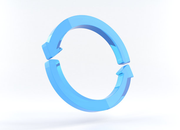 两个圆形箭头图片下载