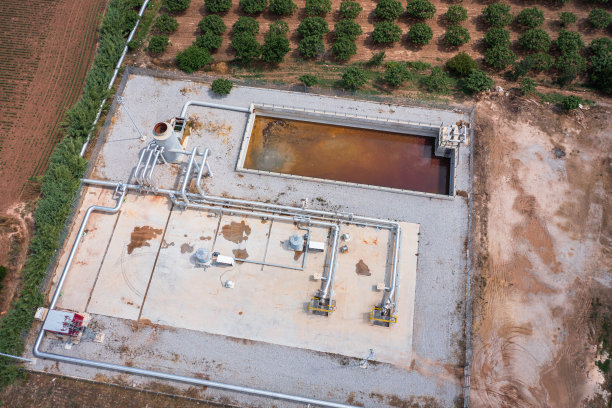 地热站鸟瞰图图片下载