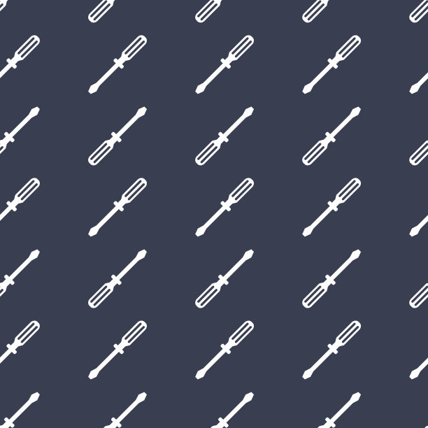 螺丝刀工具箱图形剪影无缝图片下载