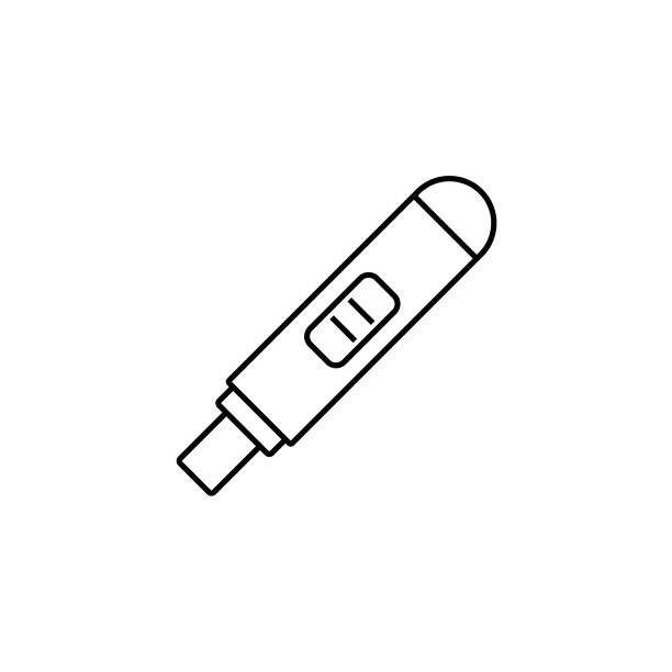 妊娠测试细线条图标图片下载
