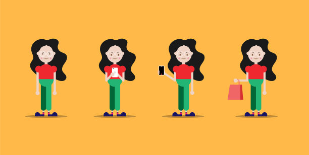 一群年轻的女孩图片下载