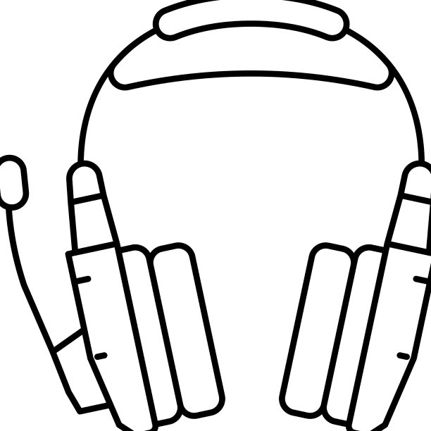 游戏耳机线图标图片下载