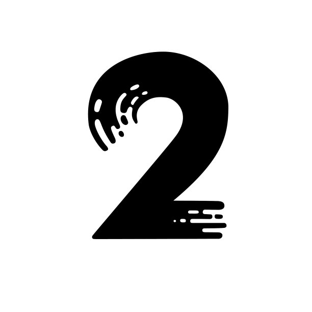 二干刷垃圾字仿造图片下载