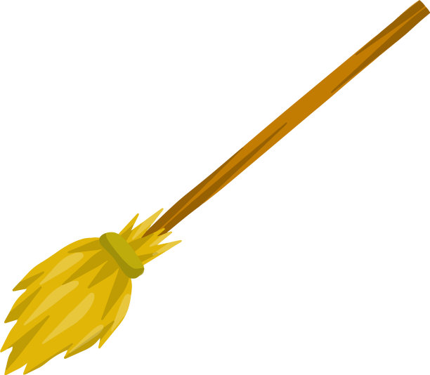 女巫扫把元素图片下载