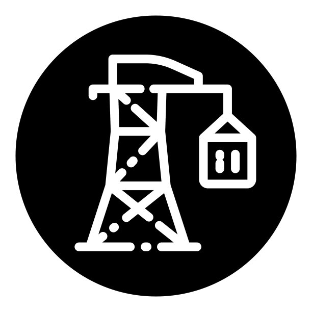 起重机装载机集装箱标志图片下载