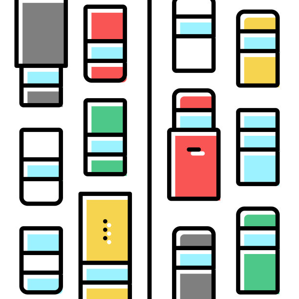 交通堵塞颜色图标图片下载