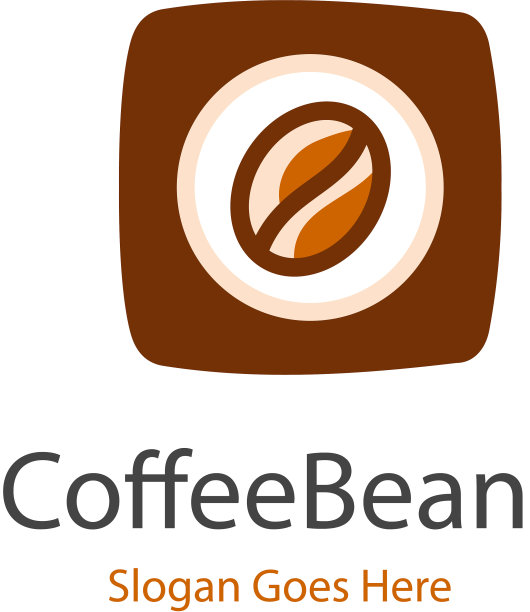 咖啡豆盘logo图标图片下载