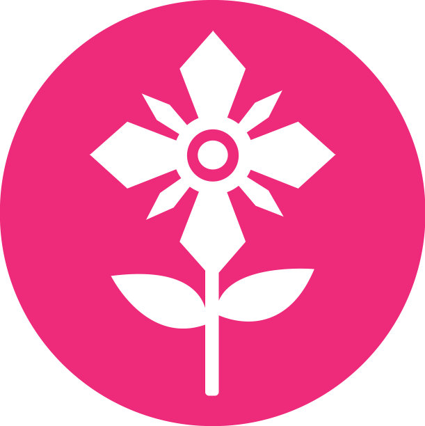 花卉图标标志设计图片下载