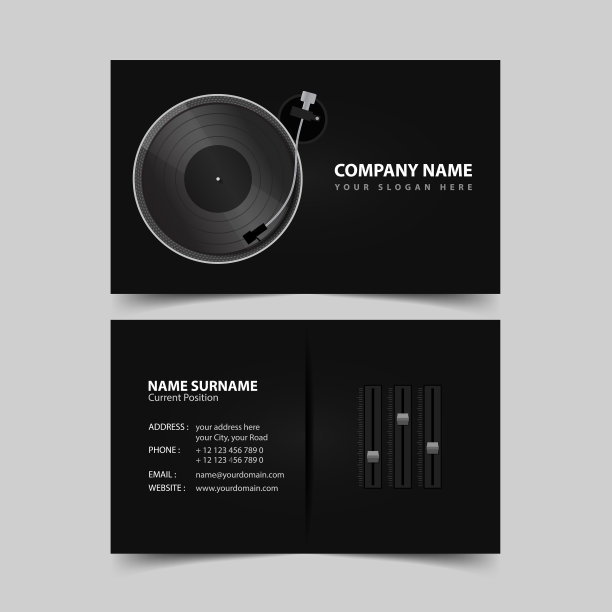 dj名片模板图片下载