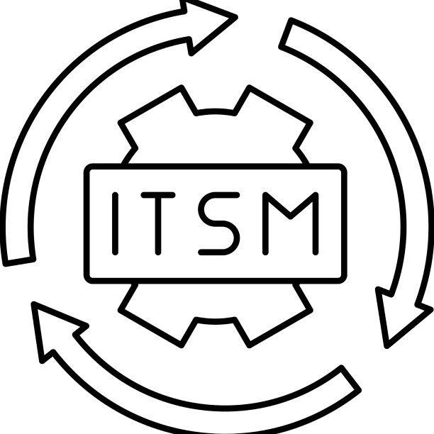 IT服务管理线性图标图片下载