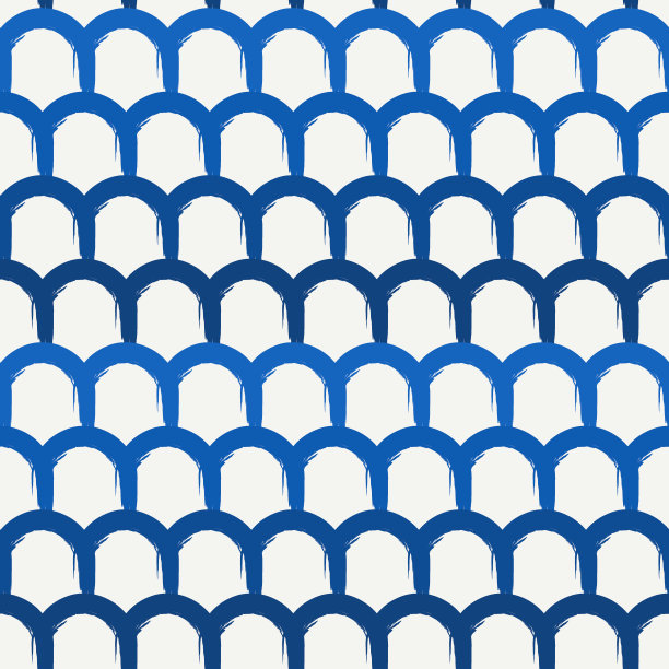 油漆刷无缝图案。手绘垃圾摇滚设计背景。圆形尺度，拱形图案东方装饰图片下载