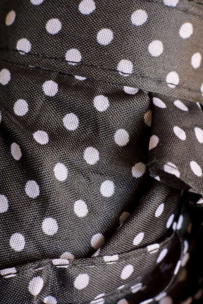 虚线织物纹理背景的特写图片下载