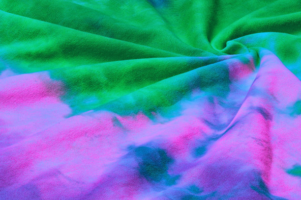 抽象扎染多色织物织物紫色花纹纹理图片下载