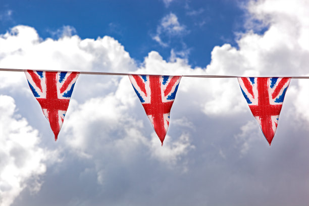 旗帜和天空图片下载