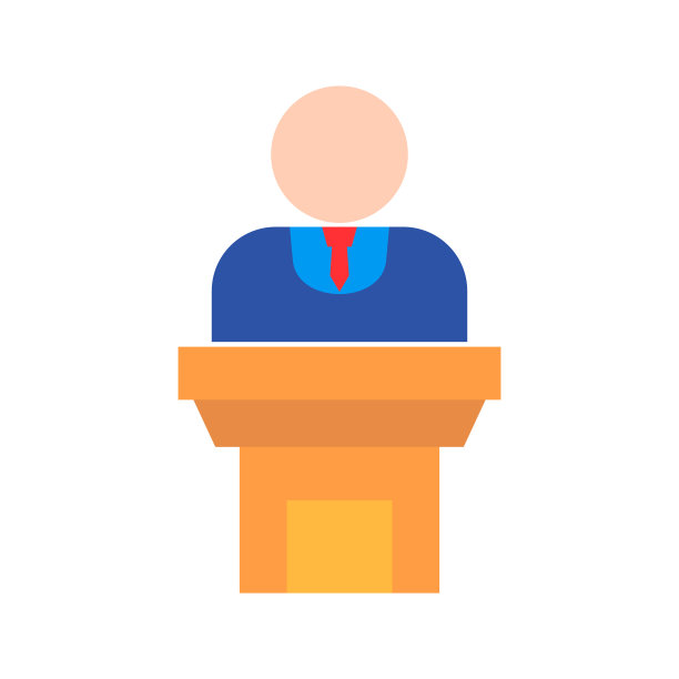 演讲。现代语音图标。向量。图片下载