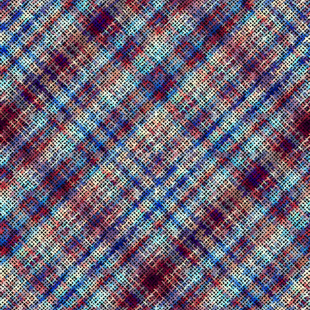 仿造粗糙帆布质地的仿制品无缝模式。图片下载