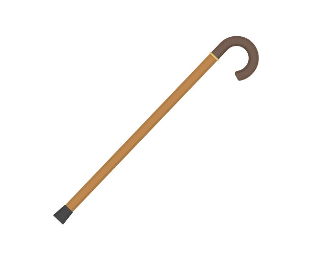 优雅的木质手杖、手杖图片下载