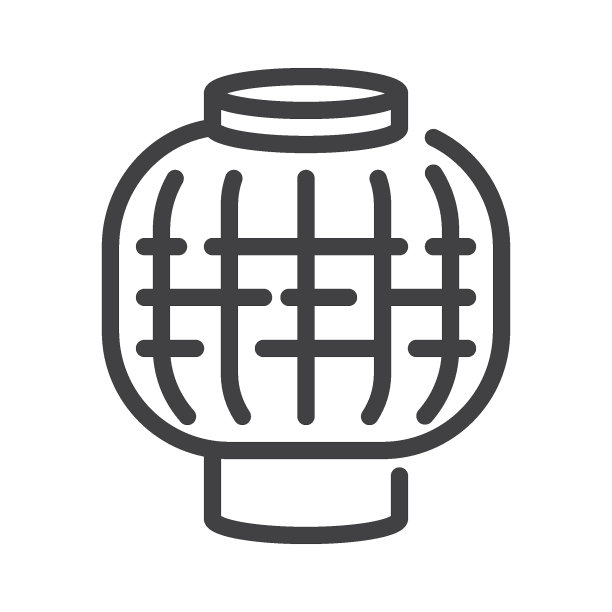 灯笼灯线图标图片下载