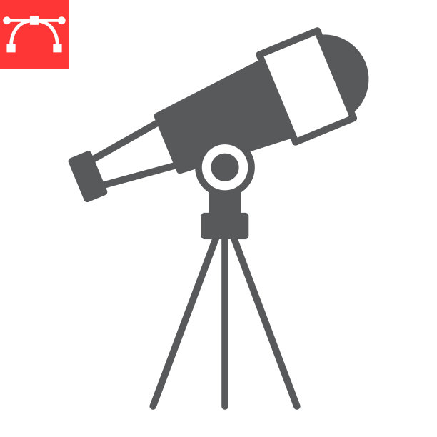 望远镜字形图标图片下载
