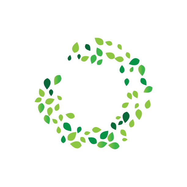 绿叶生态自然元素矢量图标图片下载