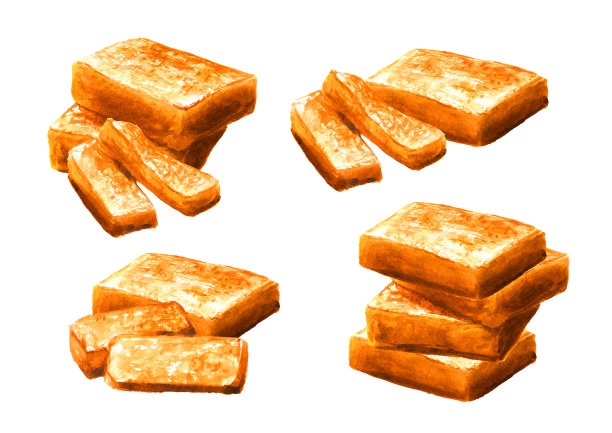 自制的橘子酱、果酱、果冻。手绘水彩插图孤立在白色背景图片下载