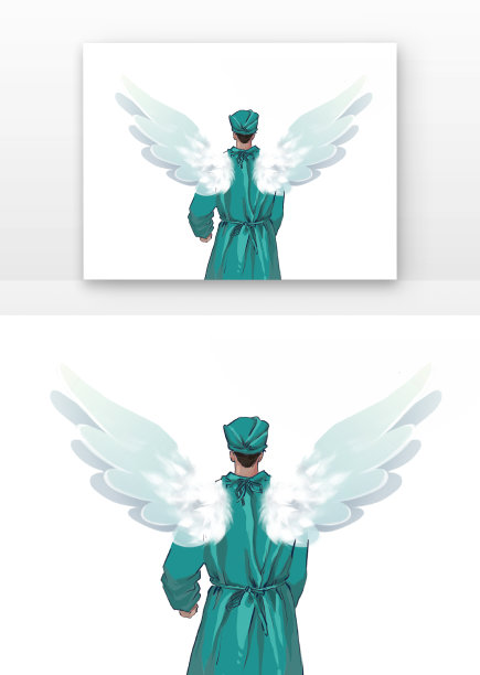 绿色中国医师节医生图片下载