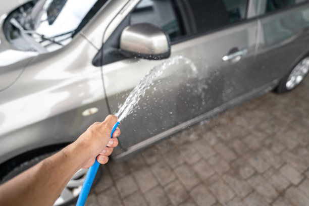 洗车业务服务工作现场。图片下载