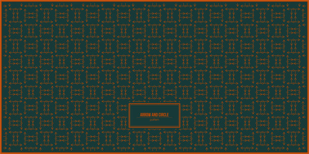 独特的箭头和黑色背景圆圈图案图片下载