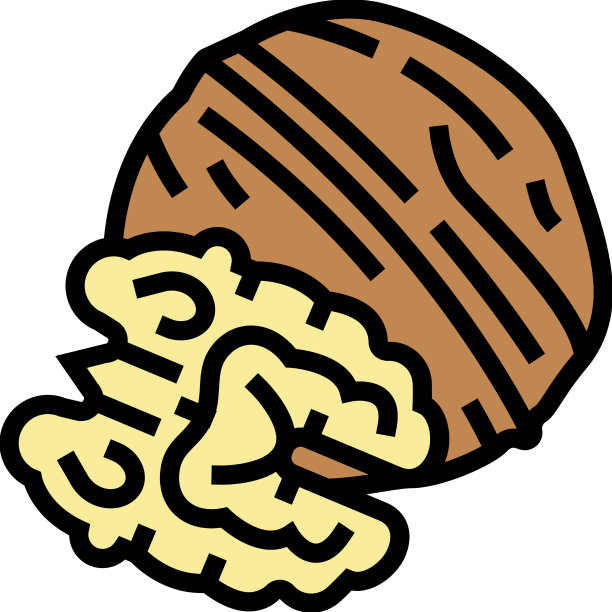 核桃仁色图标图片下载