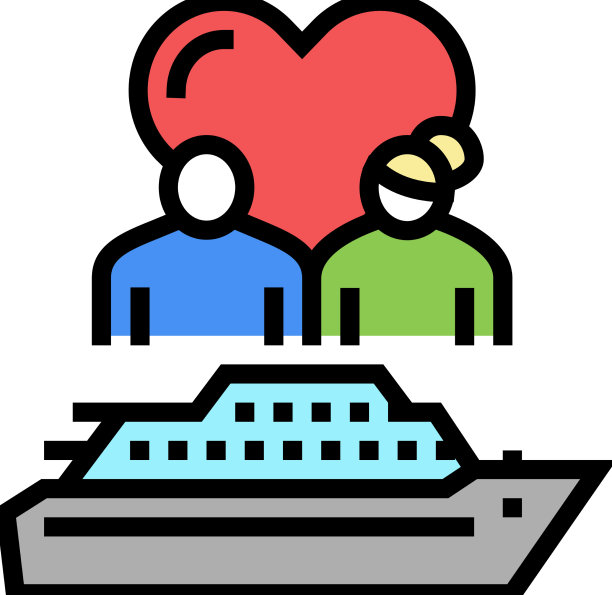 巡航两个颜色图标图片下载