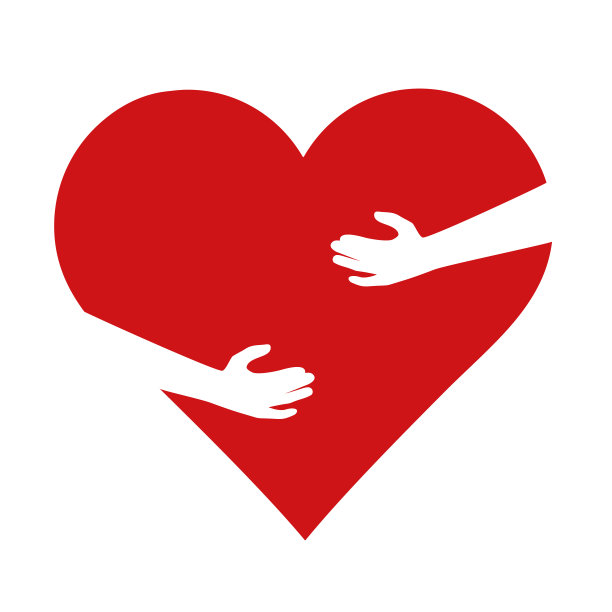 抱心符号抱平自己图片下载