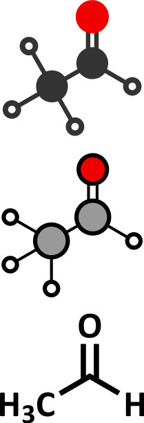乙醛乙醛分子的化学结构图片下载