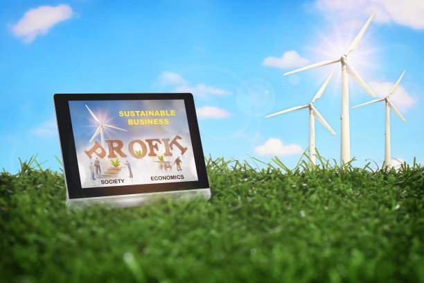 可再生清洁能源投资的可持续性概念和替代能源经济增长理念图片下载