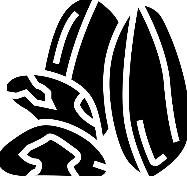 巴西坚果象形图标图片下载