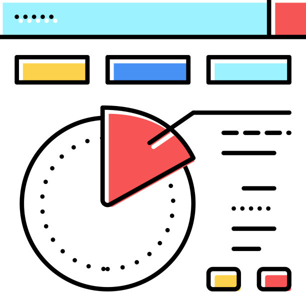 时间规划彩色图标标志图片下载