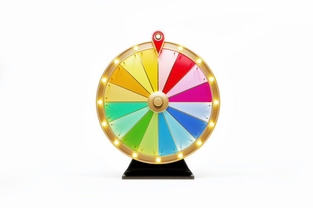 白色背景的幸运之轮图片下载