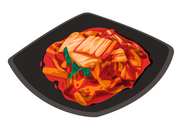 泡菜韩国食品画图片下载