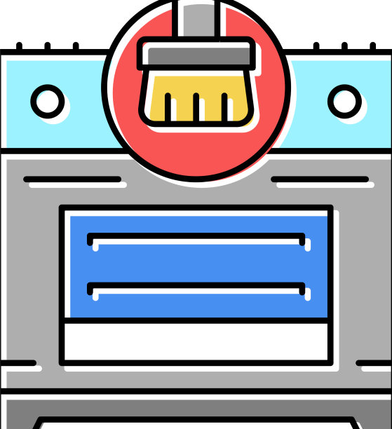 灶具清洗彩色图标图片下载