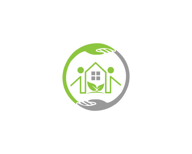 创意人和家居护理标志图片下载