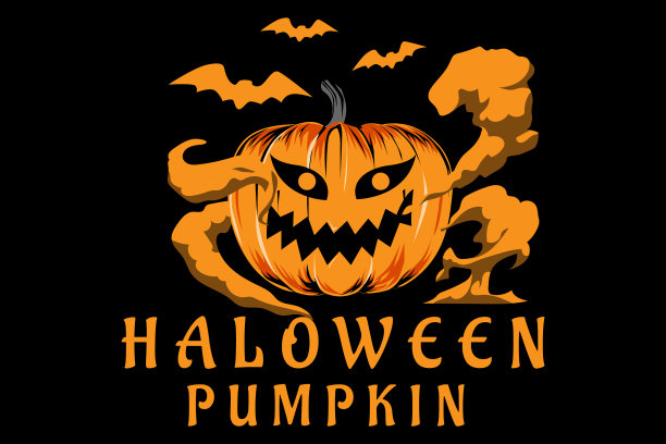 万圣节南瓜廓形设计图片下载