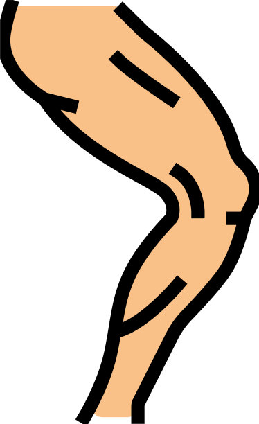 腿人体部分颜色图标图片下载